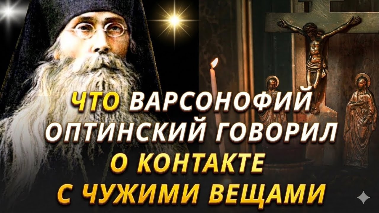 Не прикасайся к таким Вещам: предупреждение  Преподобного Варсонофия  Оптинского