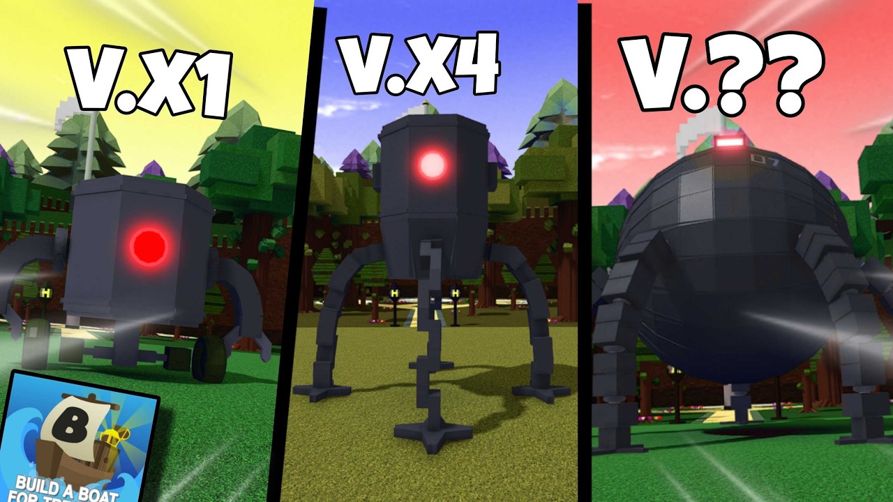 💥CRIEI OS OMNIDROIDS MAIS INSANOS DO ROBLOX!! build a boat