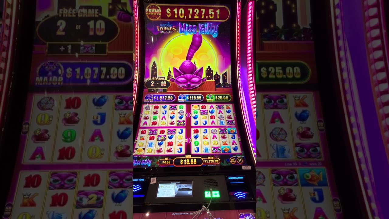 Miss Kitty slot on Aristocrat Deluxe Edition!  Arizona trip to White Tank!  