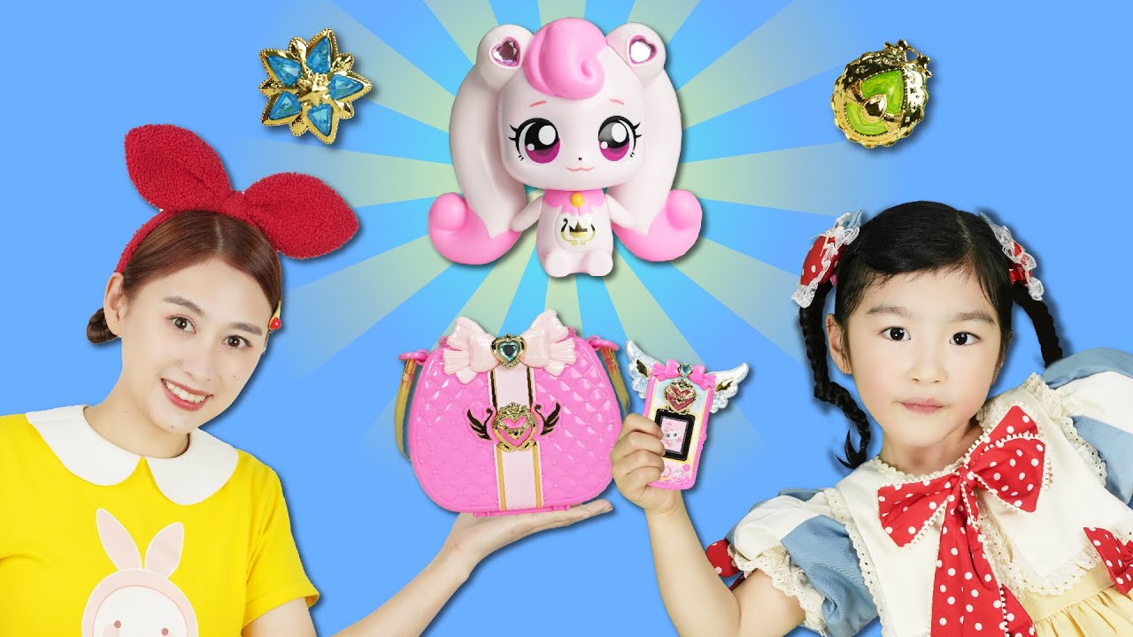 爱心萌可送给小兔宝闪亮萌可手提包，帮助兔子姐姐打败雪怪！loving mengke handbag  思维认知早教启蒙益智Ai育儿亲子Bunny Sister Kid&rsquo;s theatre兔子姐姐过家家