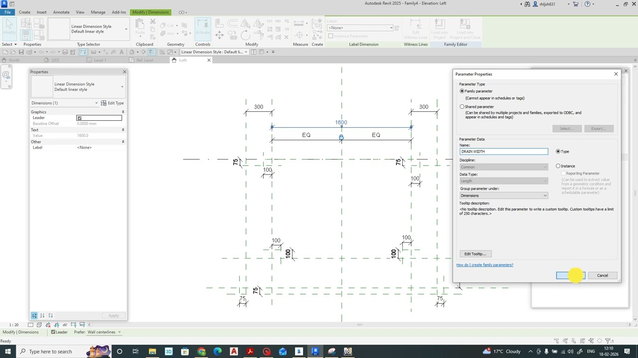 REVIT PARAMETRIC RCC DRAIN