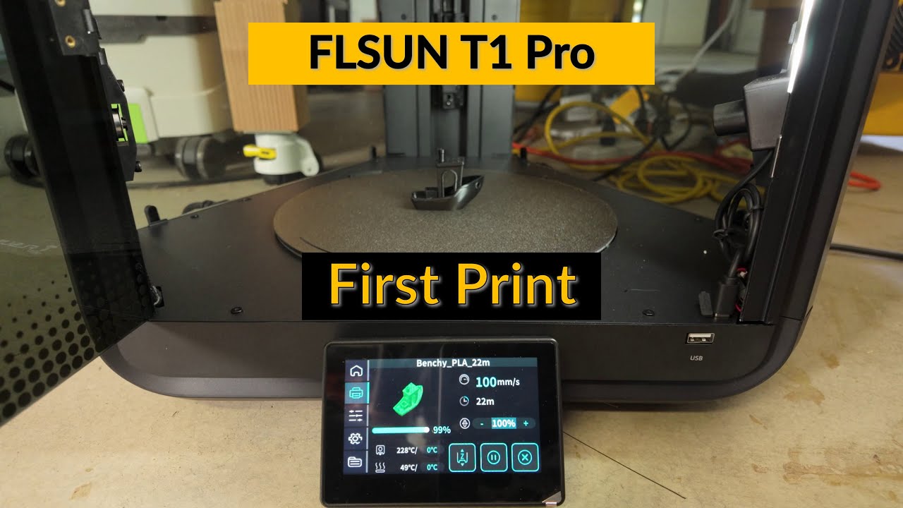 First Print - FLSUN T1 Pro : 22 Minute Benchy