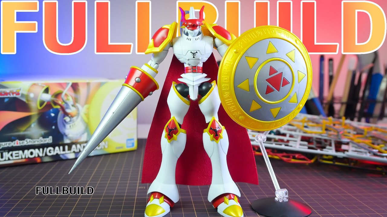 Dukemon Gallantmon Figure-Rise Standard Digimon Adventure Character Model Kit ASMR Building Toys