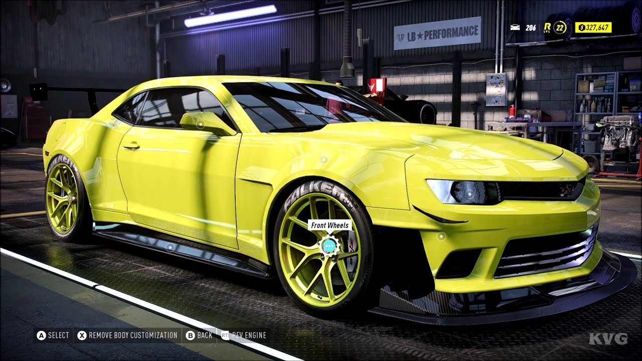 Need for Speed Heat - Chevrolet Camaro Z28 2014 - Customize | Tuning Car (PC HD) [1080p60FPS]