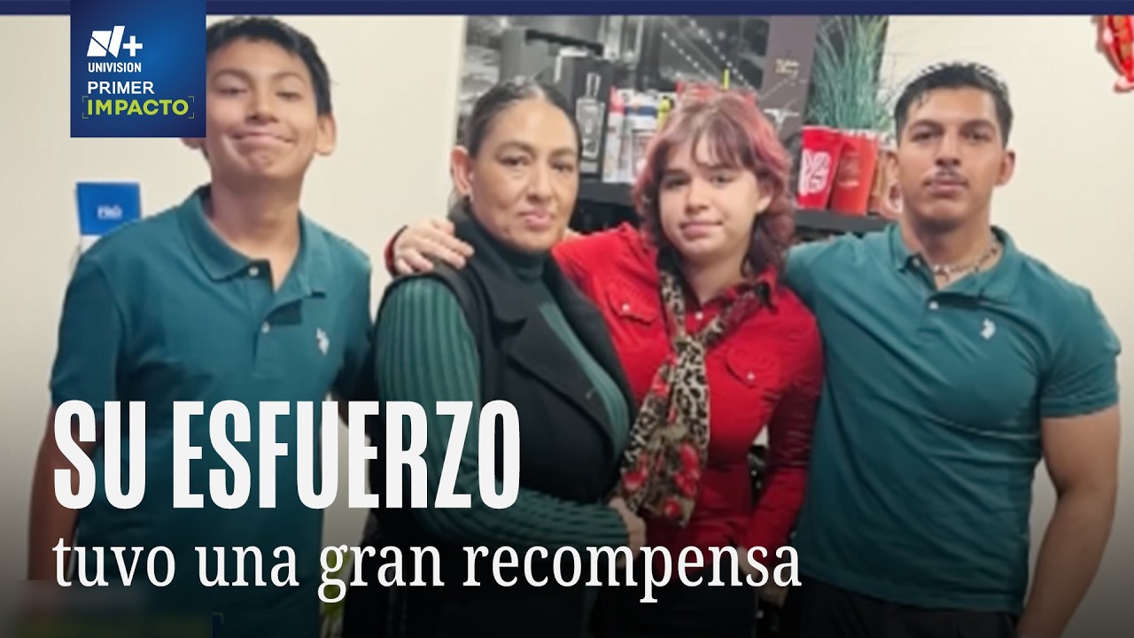 Madre resiliente recibe sorpresa de Primer Impacto