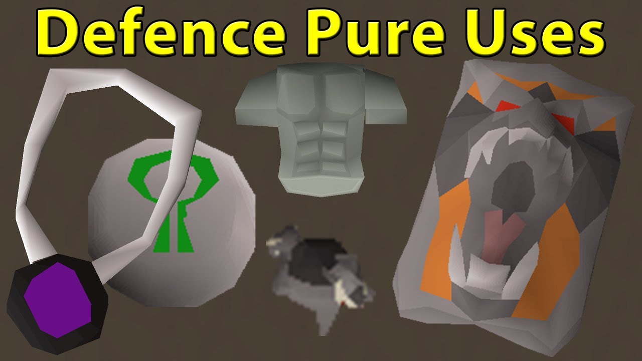 OSRS | 3 Uses for Defence Pure Tanks AFTER Serpentine Helm Nerf | Oldschool Runescape