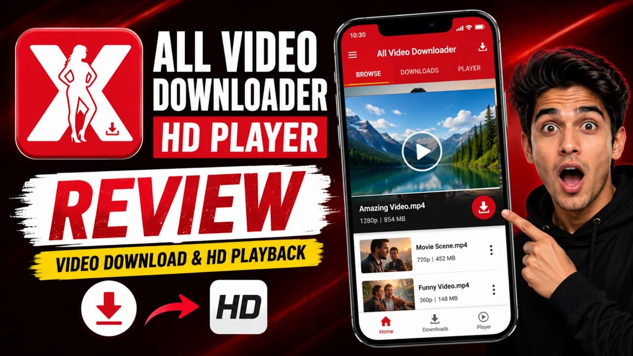All Video Downloader Hd Player App || All Video Downloader App Kaise Use Kare 