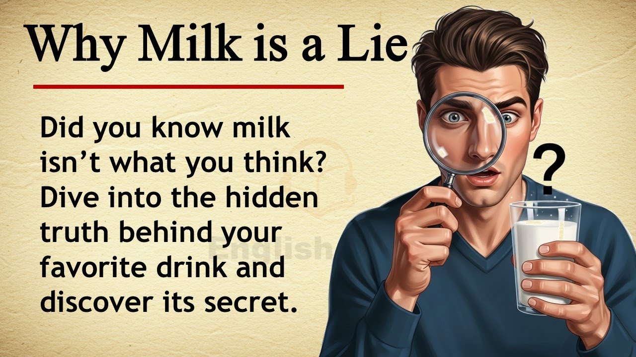 We were Lied about Milk || 🥛🤔 Learn English Through Story Level 2 || Graded Reader 🎧