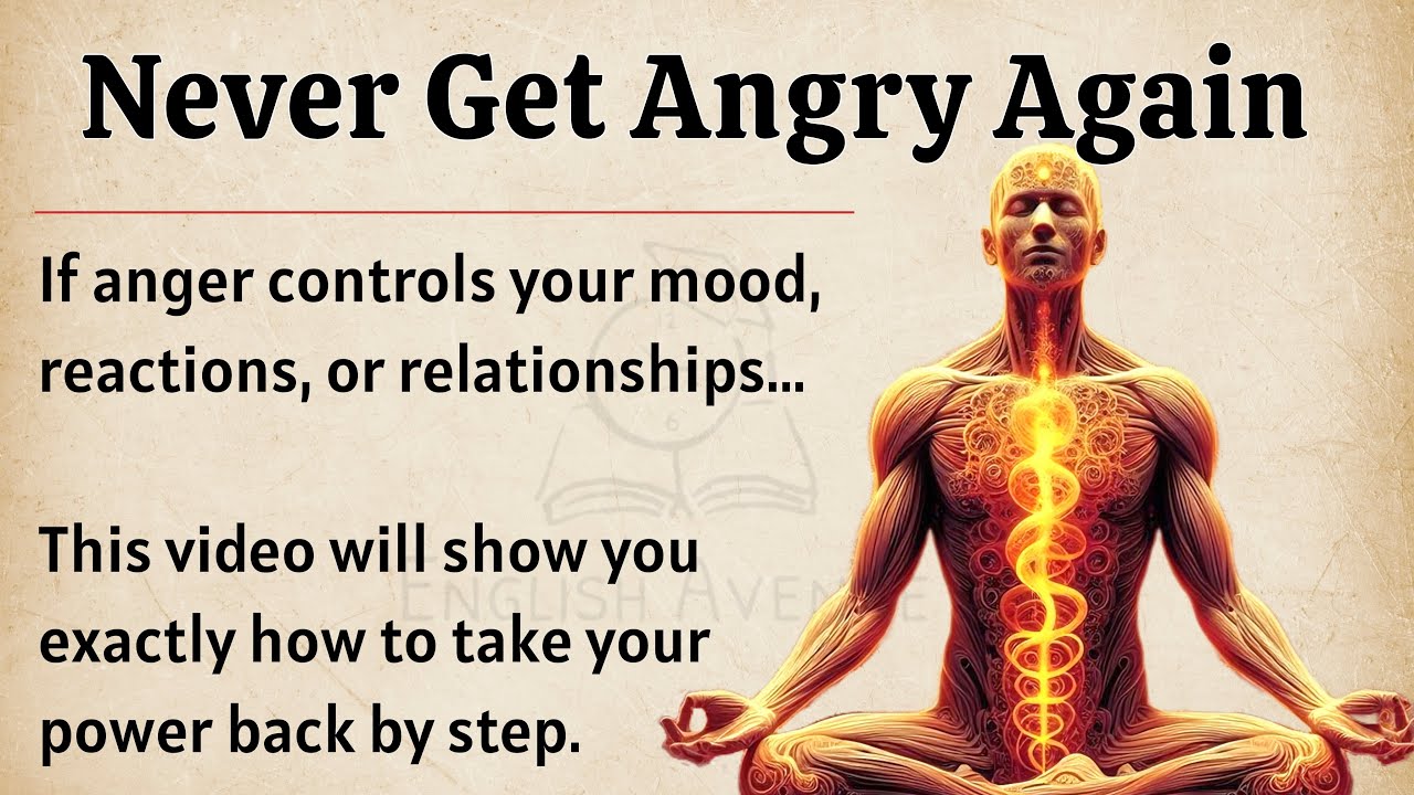 How to Never Get Angry Again or Bothered By Anyone || Graded Reader || Improve Your English Skills ✅