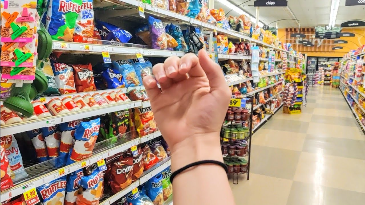 Public ASMR Camera Tapping Store Walkthrough in Kroger Supermarket! (ASMR in Public)