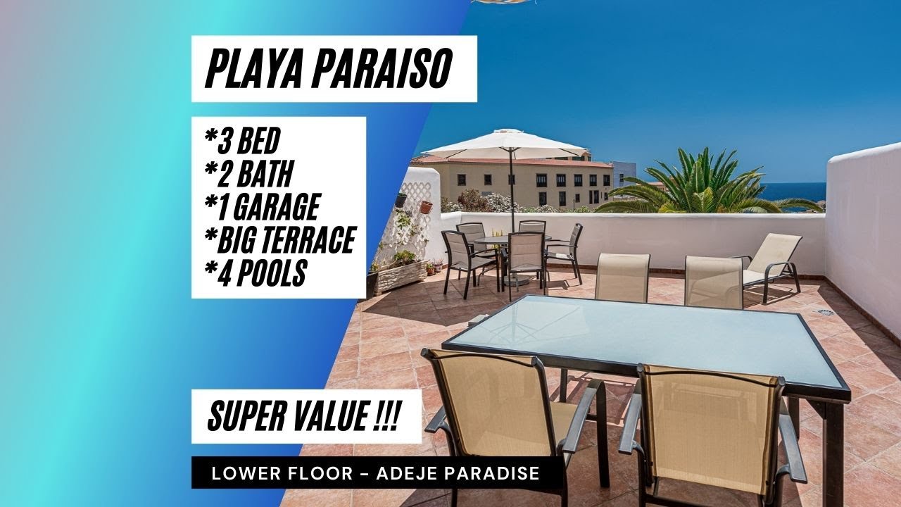 Duplex 3 dorm. Adeje Paradise, Playa Paraíso.