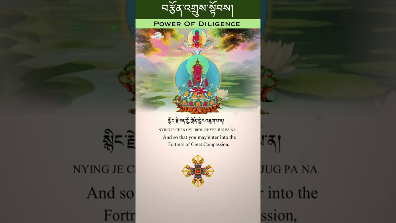 Power of Diligence | Tibetan Buddhist Prayer for Strength, Discipline & Enlightenment