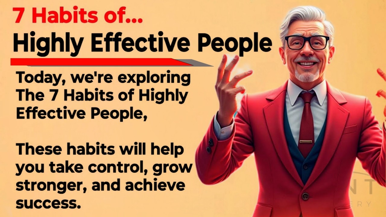 7 Habits of Highly Effective People Book Summary || Graded Reader || Improve Your English Fluency ✅