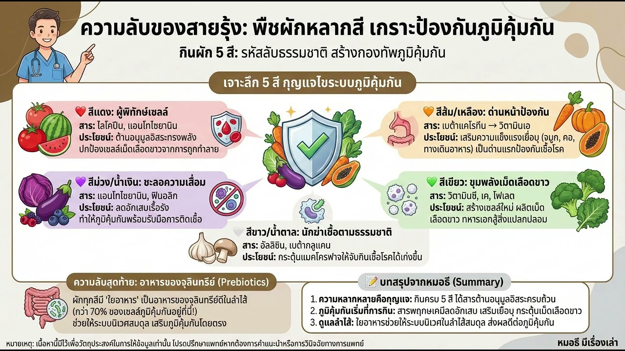 ความลับของสายรุ้ง: ทำไมการกิน 