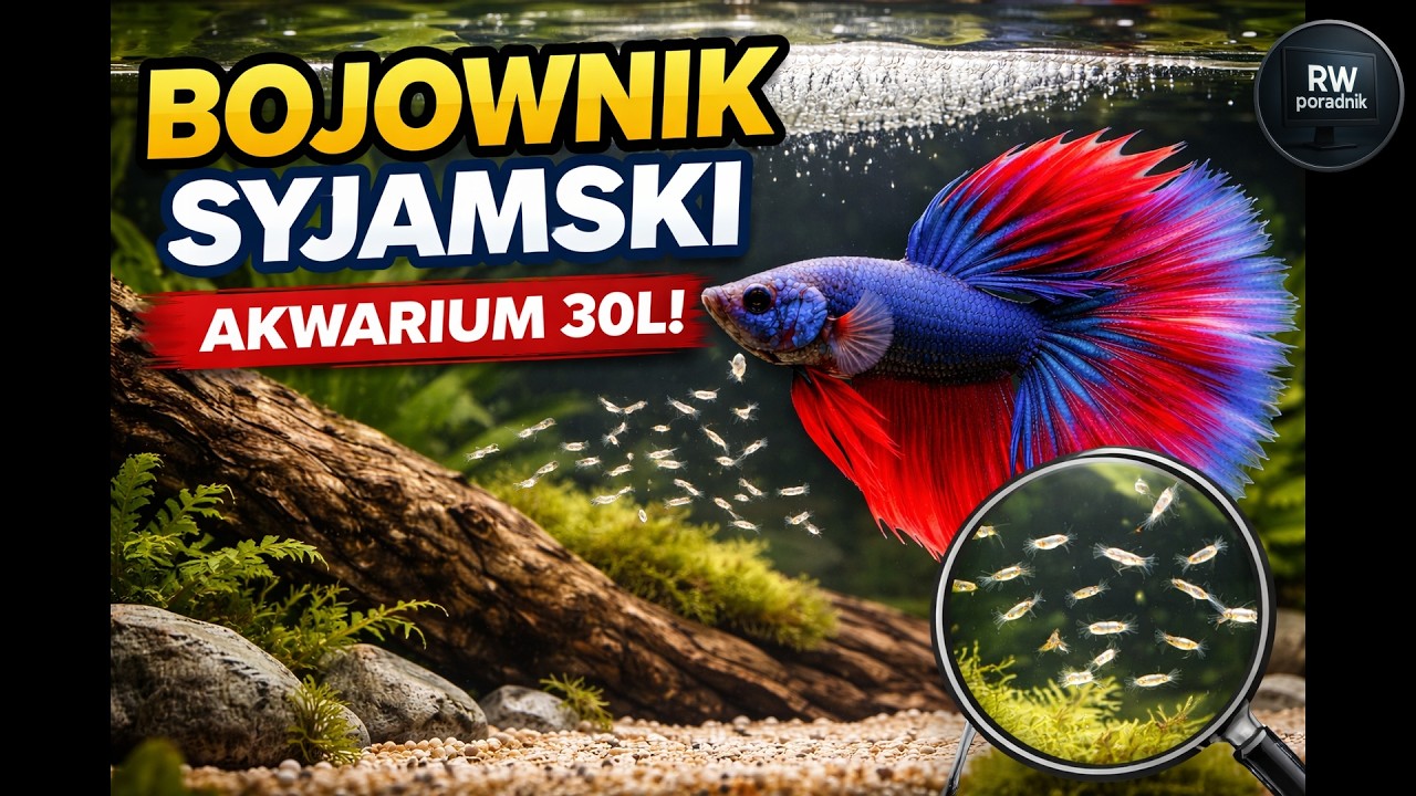 Bojownik syjamski w akwarium 30L – charakter, pielęgnacja i niezwykłe zachowania