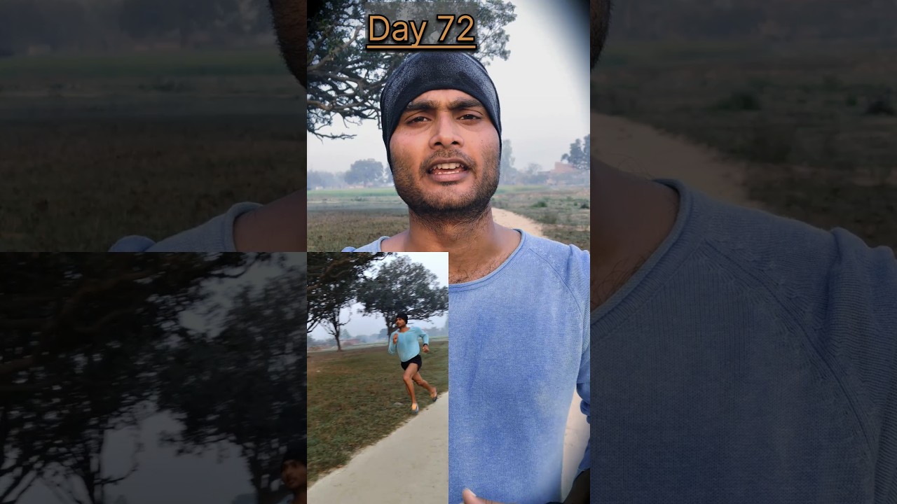 Day 72. सुबह की शुरुआत दौड़ से।#viral #motivation #1600mtrruning #trending #army #shorts #motivation