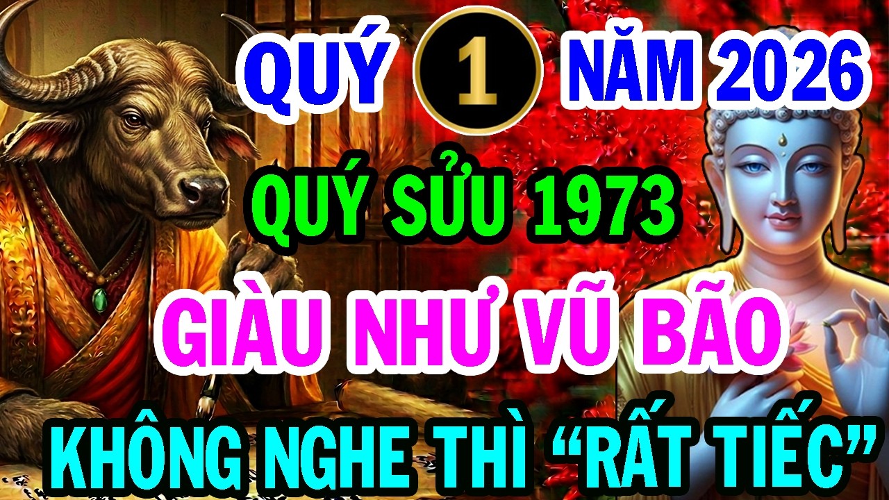 Bí Ẩn Trời Định Vận Mệnh Quý Sửu 1973, 3 Tháng Đầu Năm Thần Tài Cho Lộc, Giàu Như Vũ Bão.