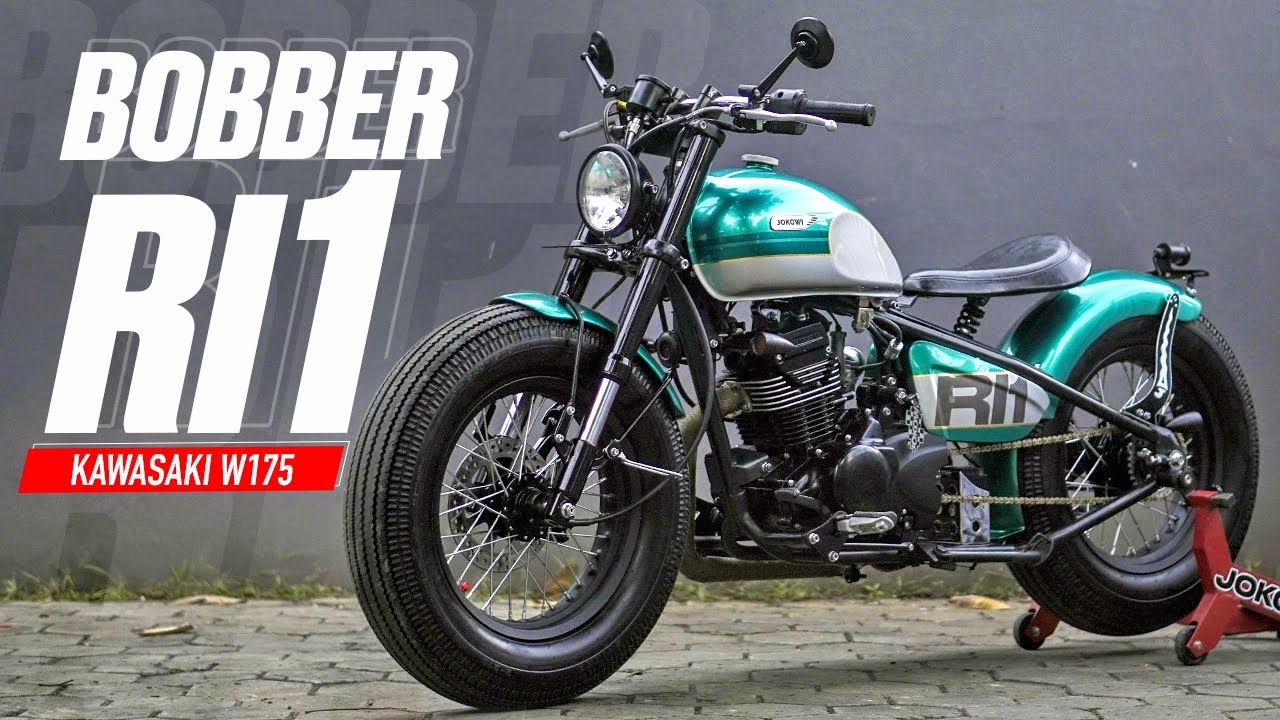Custom Motor Bobber W175 Presiden! #AtenxKatros