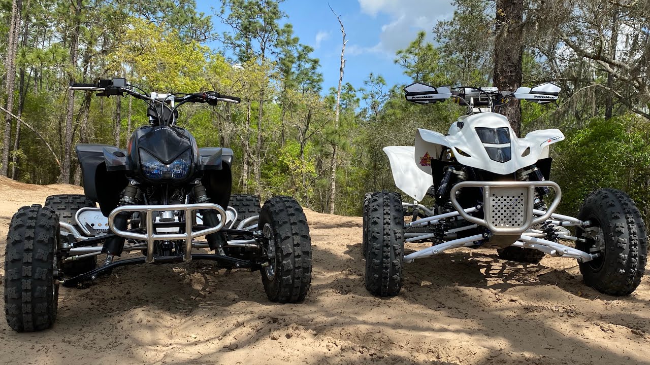 Croom ATV Park chasing @PatrickRiggs33  LTZ400 & TRX400