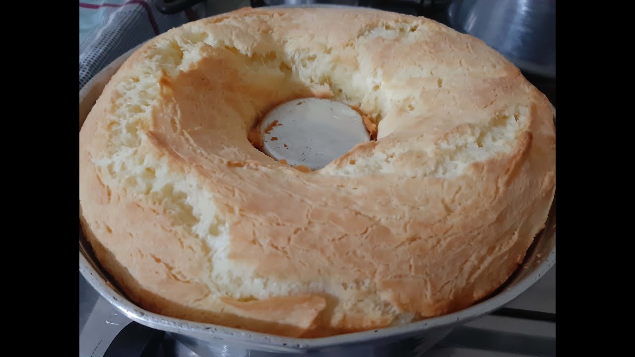 BOLO DE POLVILHO DOCE SEM QUEIJO E FÁCIL DE FAZER