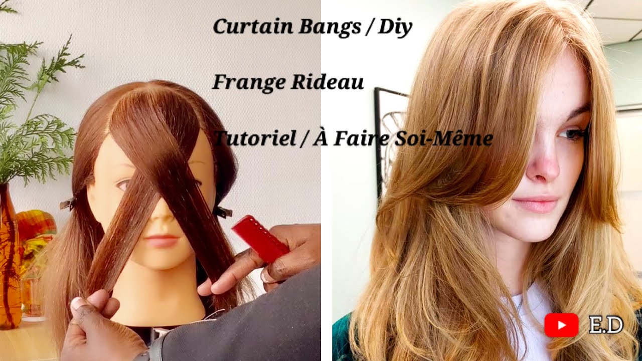 Frange rideau longue d&eacute;grad&eacute;e / comment la r&eacute;aliser seule sans se louper 