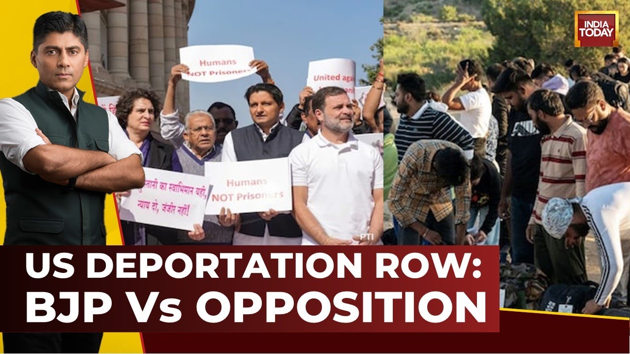 Opposition Slams Modi Government Over Deportation Of Indian Migrants From US With Chains
