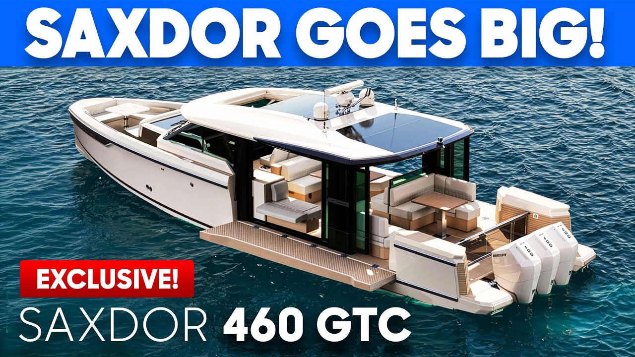 🚤 Saxdor 460 GTC - New Flagship Tour & Review | Most Versatile 46ft Yet?