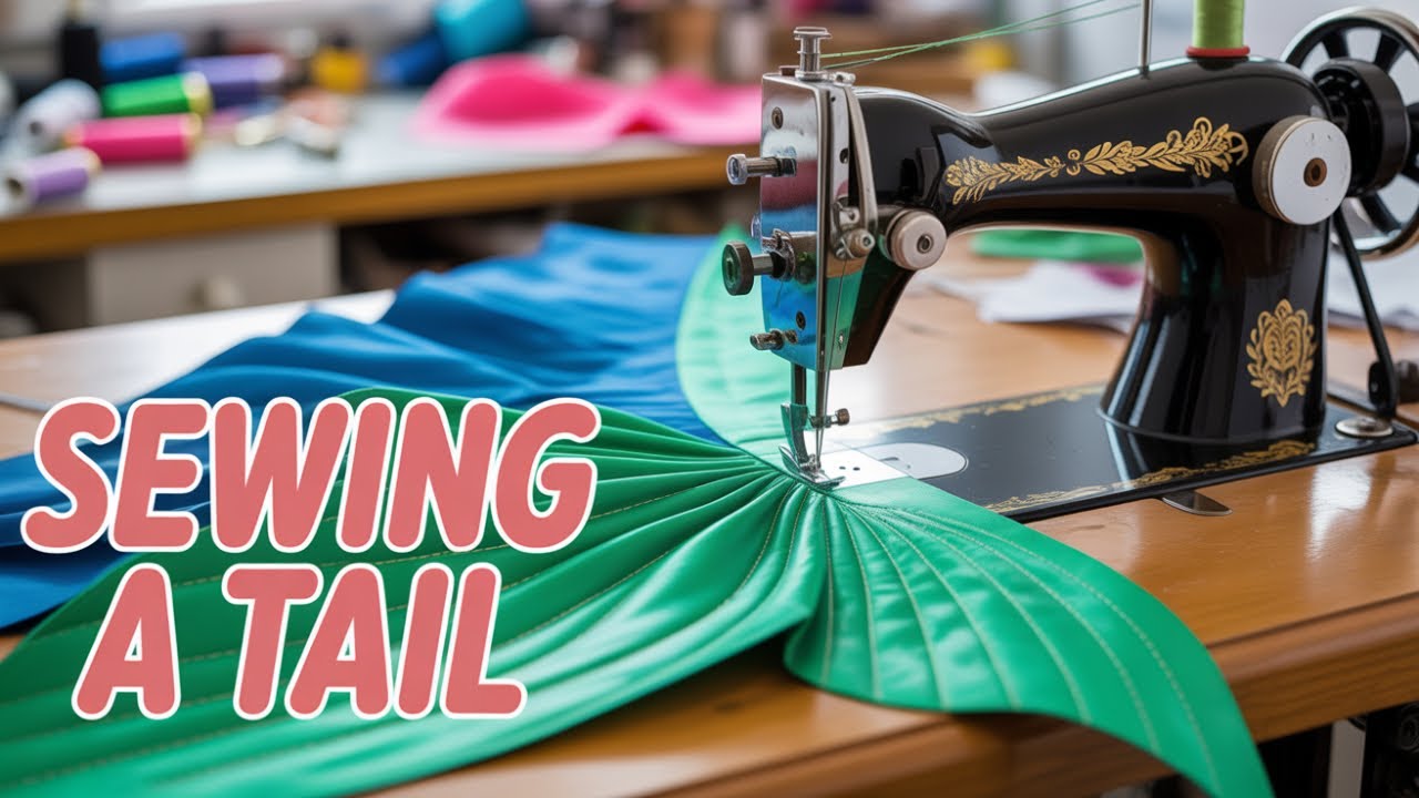 How I Made a Mermaid Tail for My Daughter That She Can Swim In!