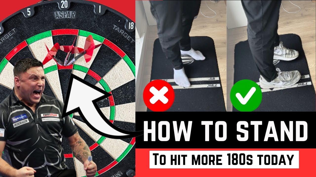 Darts School | Perfect Your Stance | Throw More 180s TODAY!
