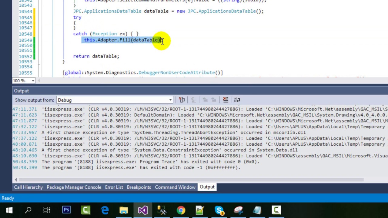 Failed to enable constraints. One or more rows contain values violating non-null