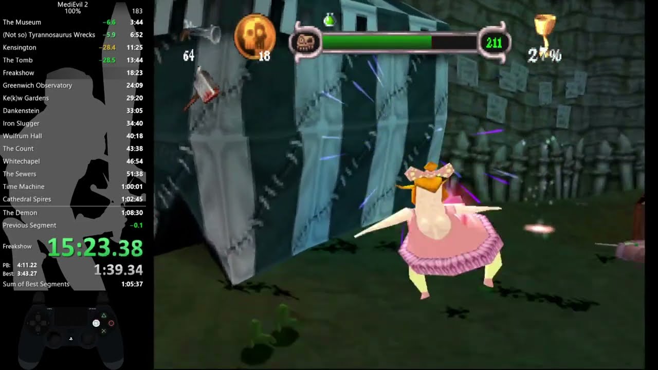 Medievil 2 - 100% Speedrun | 1:06:18 (World Record)