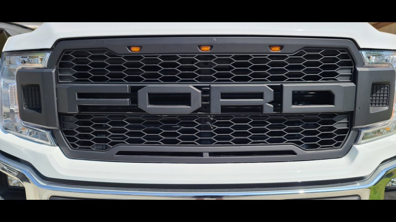 Модернизация передней решетки F-150 — снятие и установка