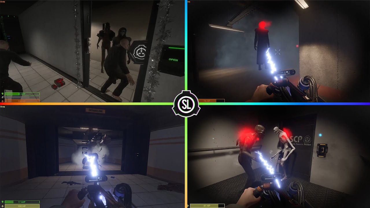 SCP SL - INSANE MICRO HID Compilation! CRACKED Player VS SCPs