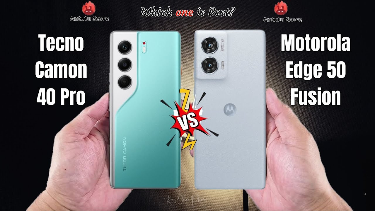 Tecno Camon 40 Pro vs Motorola Edge 50 Fusion  Full comparison ⚡Which one is Best