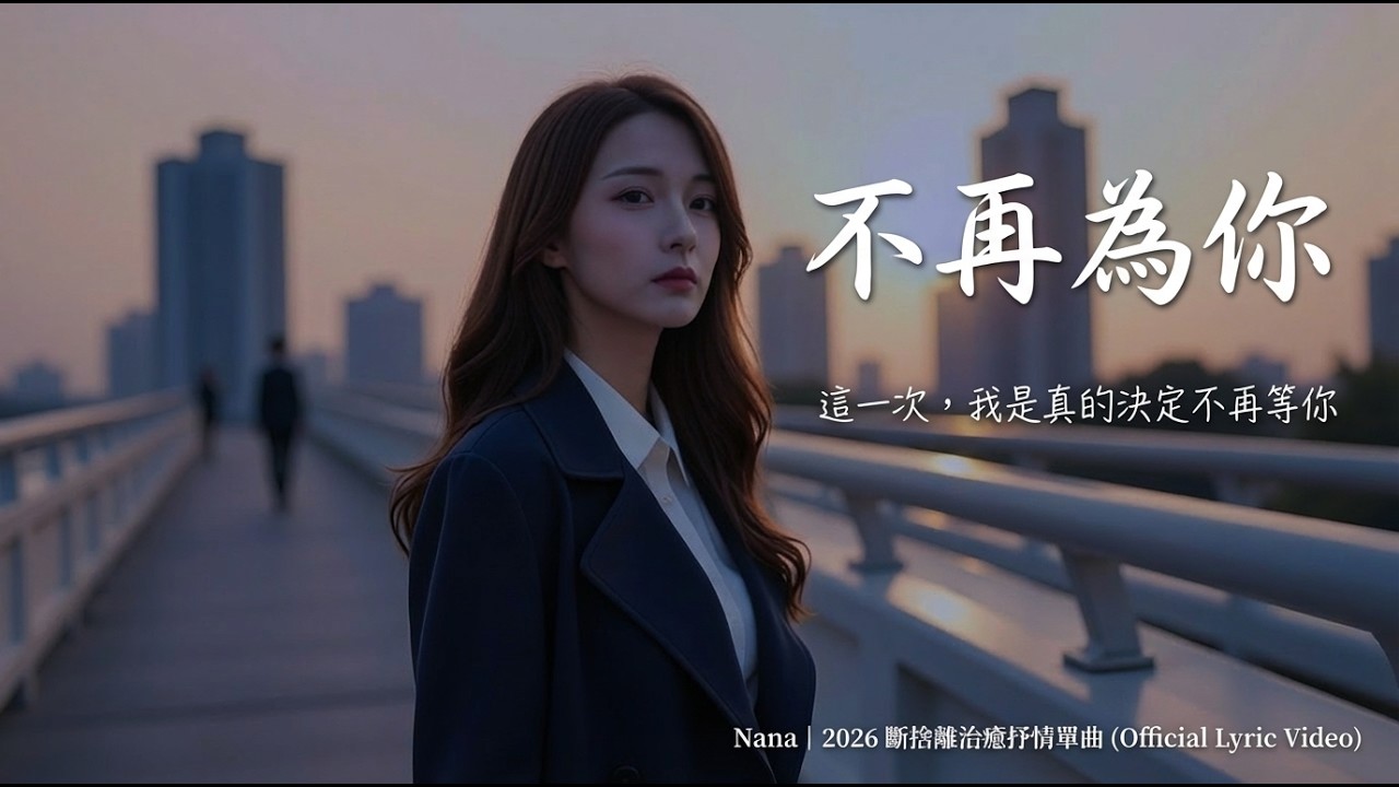 不再為你 - Nana ｜ 2026 最新華語流行歌曲 ｜ 倔強抒情 ‧ 斷點式唱腔 ‧ 傷心必聽 ‧ AI虛擬歌手原創單曲 (Audio Spectrum)