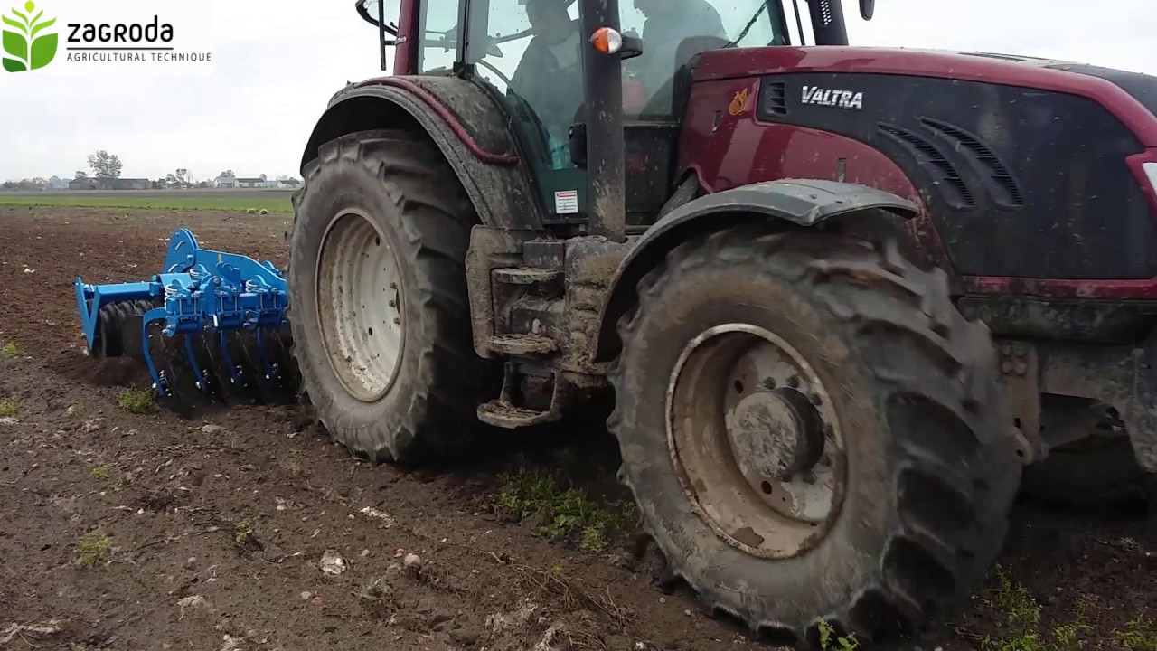 ZAGRODA Disc harrow with spring protection