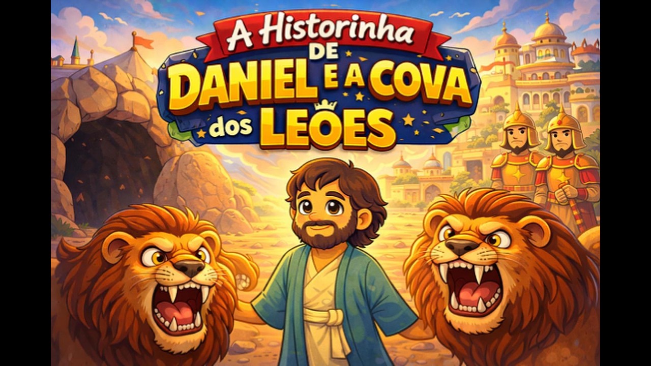 Daniel na Cova dos Leões 🦁 | História Bíblica para Crianças | Pequenos Grandes Heróis da Bíblia