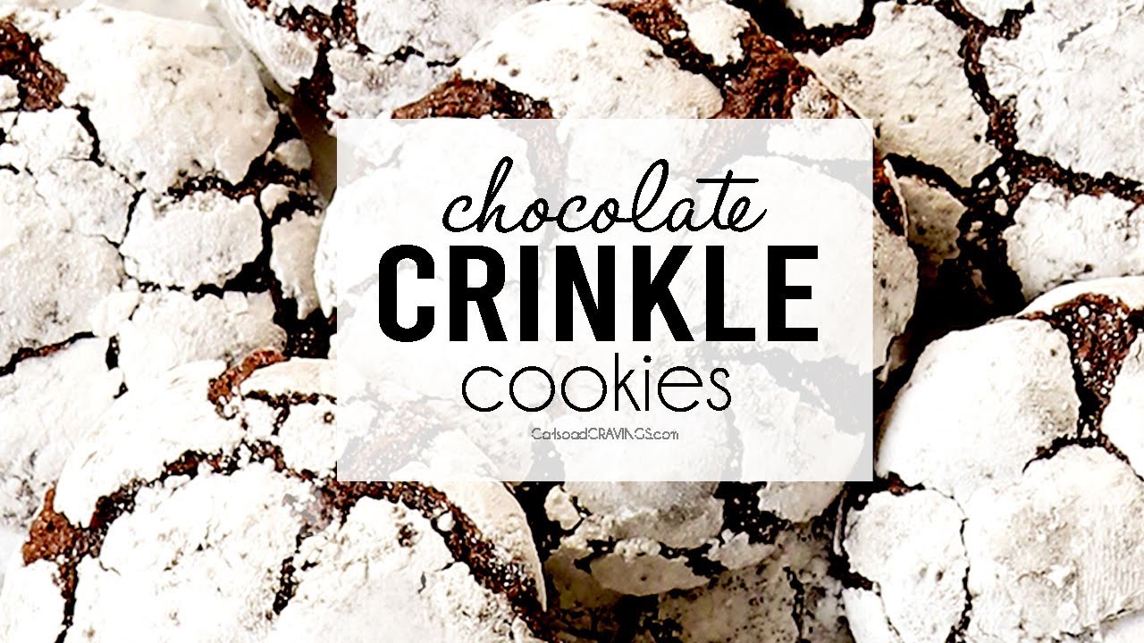 Chocolate Crinkle Cookies