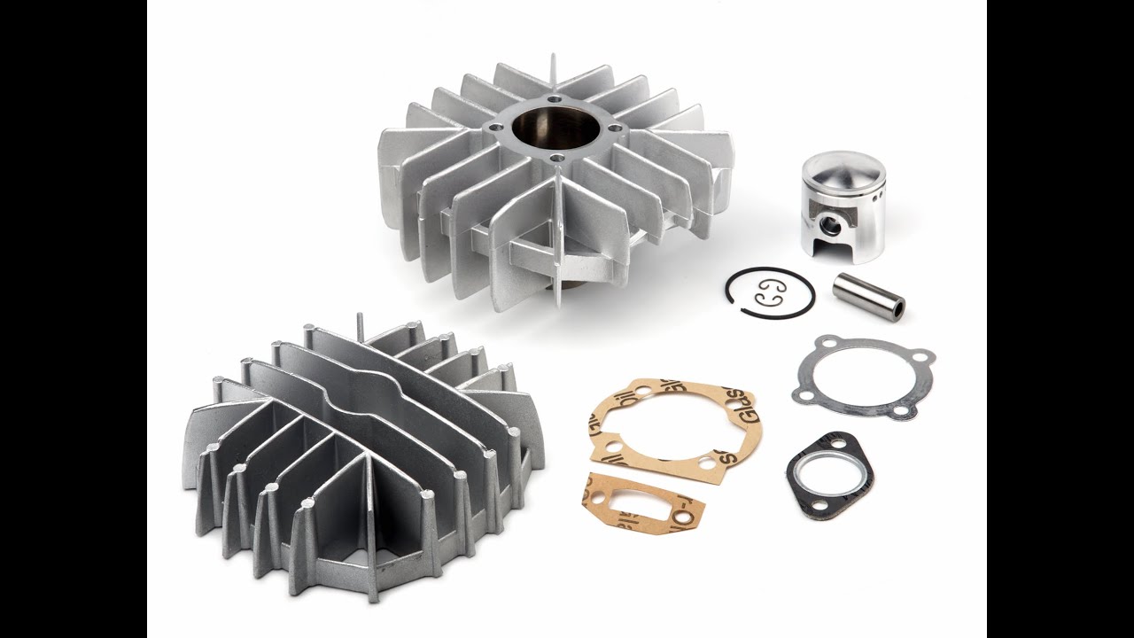 Unboxing a Puch E50 / ZA50 Airsal 46mm (72cc) Cylinder Kit @DennyCycles