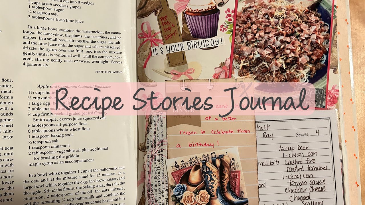 My Recipe Stories Journal | Cowboy Spaghetti 