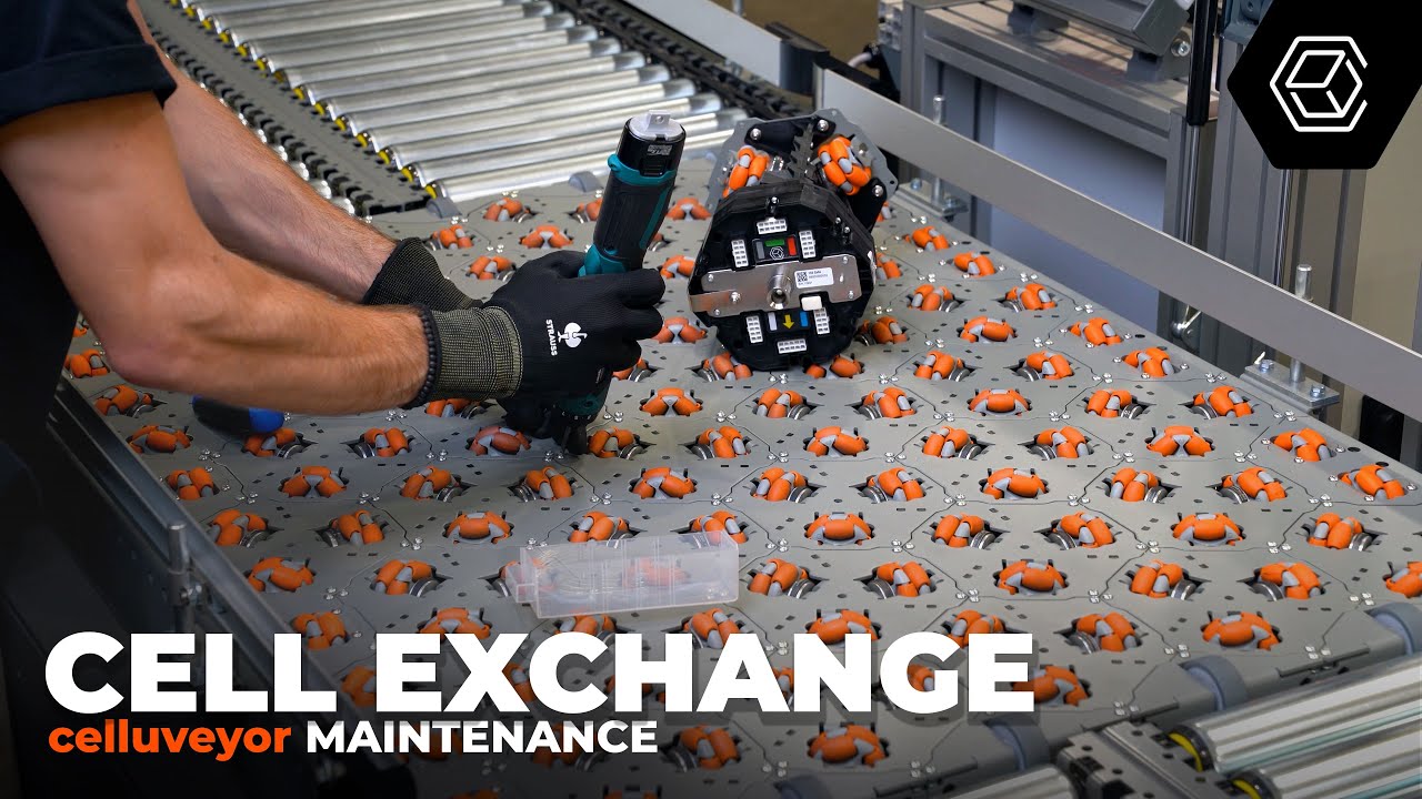 celluveyor Maintenance Tutorial: Step-by-Step Cell Exchange
