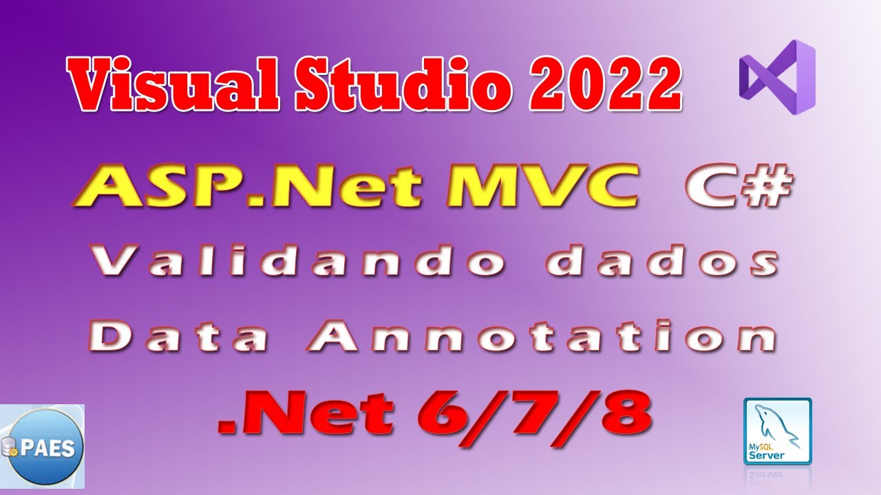 C#, ASP.Net MVC básico - validando dados - Data Annotation. Visual Studio 2022
