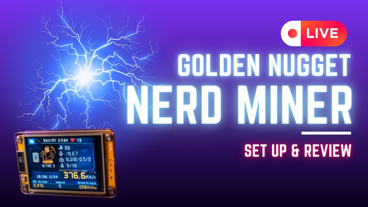 🔌 Gold Nugget Nerd Miner Unboxing & Setup | Start Solo Mining Bitcoin Today! 💡