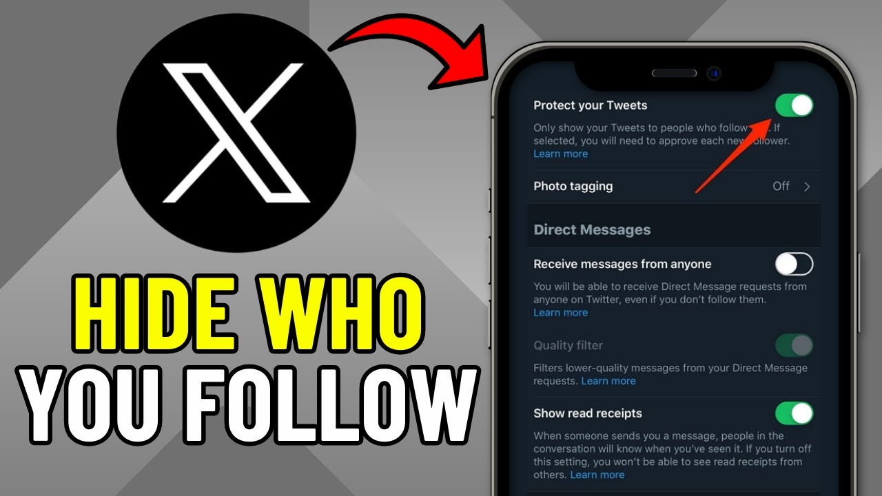 How To Hide Who You Follow On X (Twitter) (EASY 2025)
