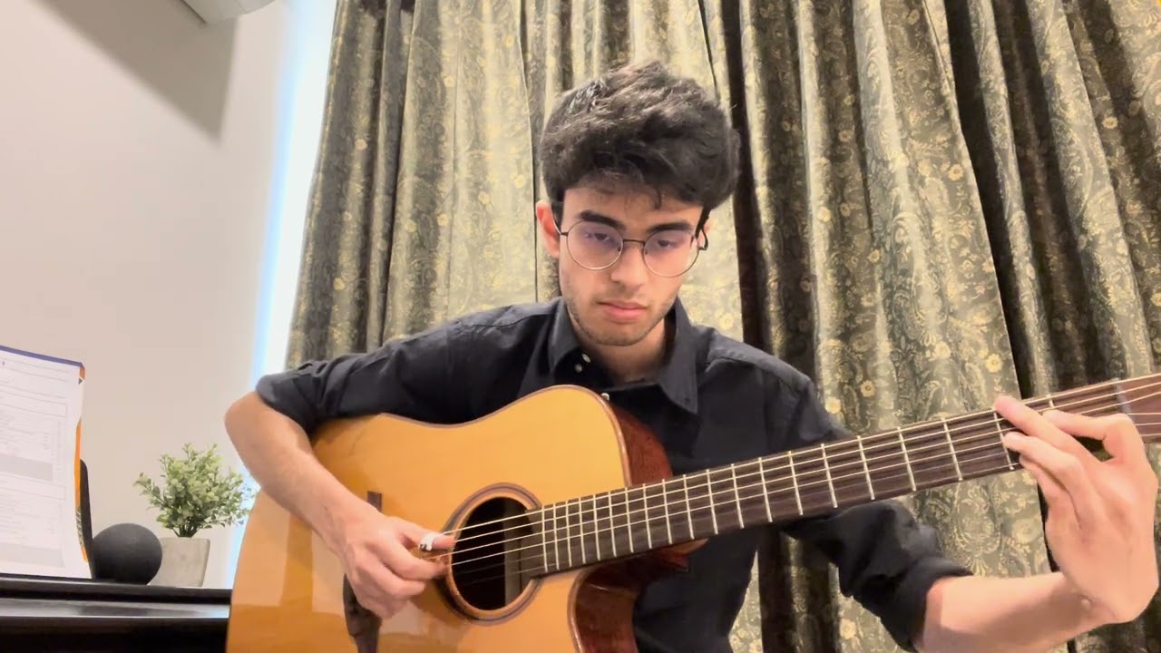 Trinity Acoustic Guitar Grade 8 - Harsh Sharma ( Full Exam Playthrough )