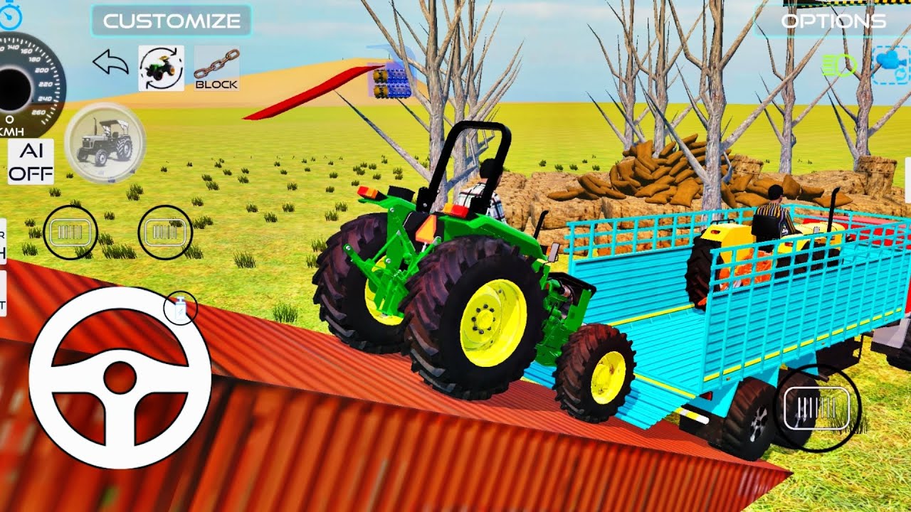 Tractor loaded Truck Me दो ट्रैक्टर को लोड कर दिया !🔥💥