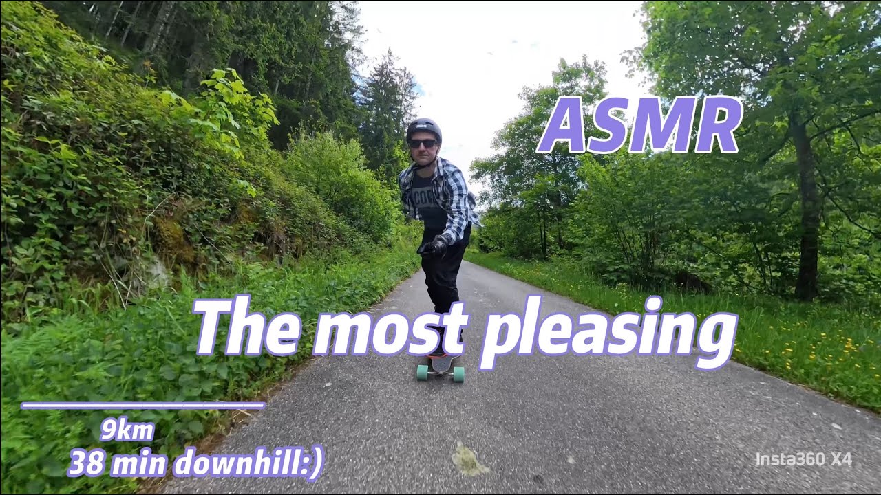 The most pleasing and unique longboard 9km downhill in Germany. ASMR, no talking, no music
