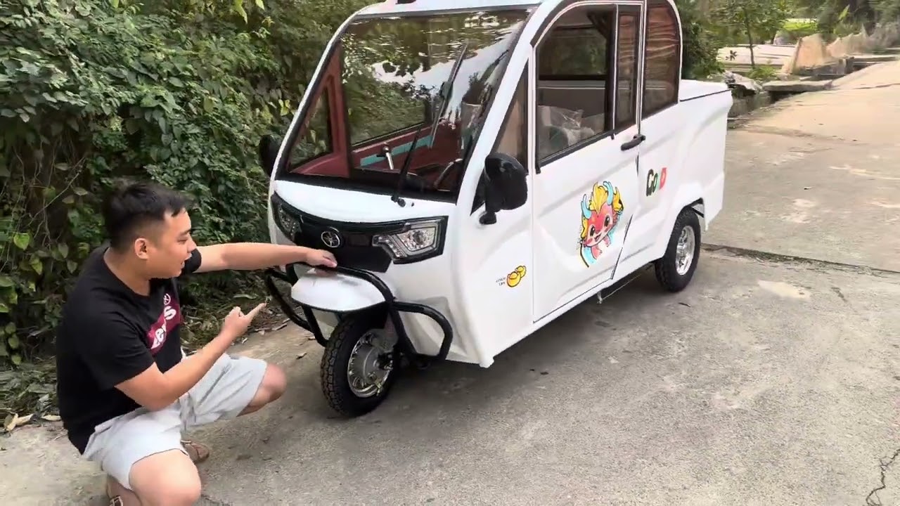 Xe 3 bánh Đa năng Cabin Đơn vừa chở hàng và chở người mới nhất 2025