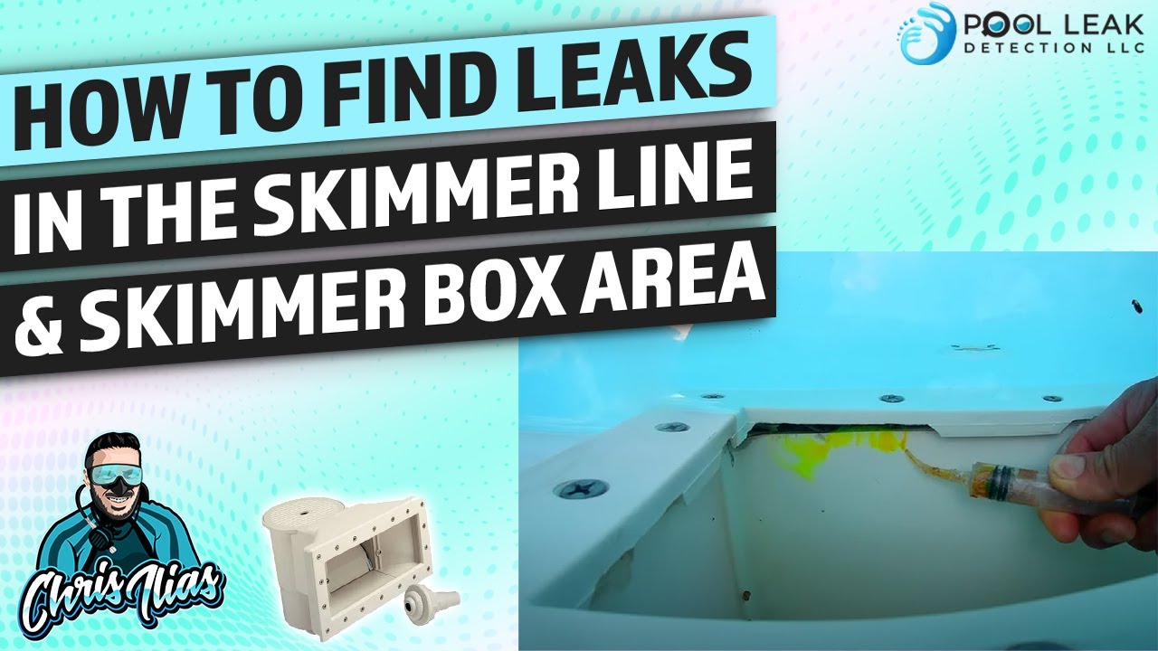 Detecting Leaks in Your Pool's Skimmer Area || How to Identify Leaks in the Skimmer Line and Box