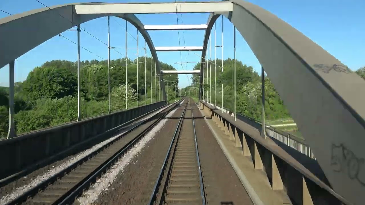 Train cab ride; Lehrte-Bad Bentheim (20240512)